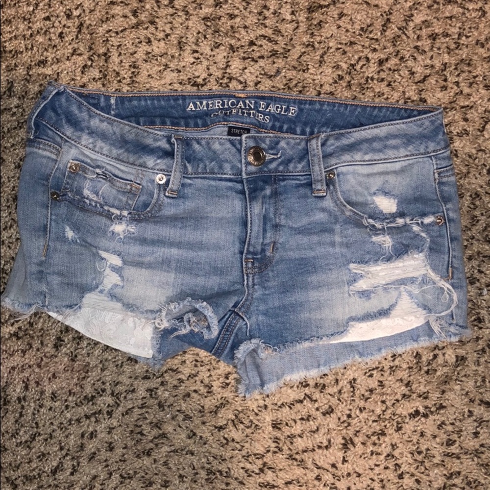 American eagle super low Shortie w/ Lace - 8
